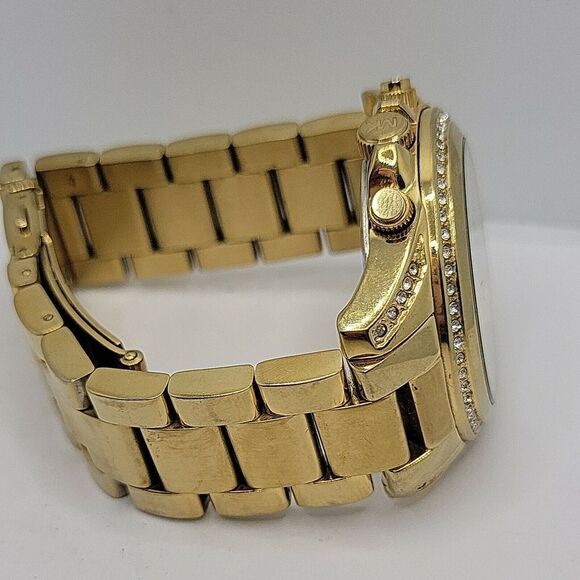 Michael Kors MK5521 Women's Stainless Steel Analog White Dial Quartz Watch AM476 - Picture 10 of 11